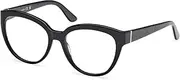 [GUESS] GU50232 001 Shiny Black 54/17/140 Women's Glasses, 001 Shiny Black, 54/17/140