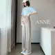 ANNE 直紋理孕婦褲 孕婦托腹褲 L-2XL【AP60153】孕婦寬褲 孕婦裝 孕婦褲 孕婦長褲 闊腿褲 針織孕婦褲