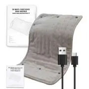 Hand Warmers Rechargeable,Portable Hands Warmer Pouch USB Heated Hand Warmers...
