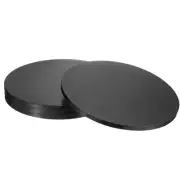 4pcs Cake Boards, 12 Inch Round Cake Drum Circle Cake Base Black