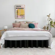 Yona Fold Out Cardboard Bed Base Frame - Black Double