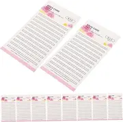 BIUDECO Eyelash Extension Supplies Lash Adhesive Strips Holder Lash Extension Trays Reusable Card