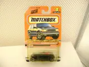 1999 MATCHBOX SUPERFAST #4 BLACK PLYMOUTH PROWLER NEW ON CARD
