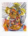 PABLO PICASSO Man With Straw Hat Limited Giclee Domaine Print 20x13