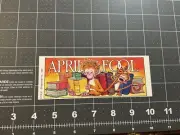 Vintage Bookmark, April Fools, Monkeys, Great Graphics