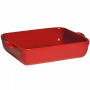 Emile Henry Ceramic Rectangular Lasagna Dish 42.5 x 28cm in Grand Cru / Burgundy