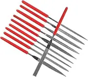 Titanium Coated Diamond Files 10-piece Set Metal Needle Files Smooth Filing Experience Multi-purpose for Craftsmen