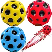 HONGECB Astro Jump Ball, Moon Ball, Jumps Rubber Ball, 7 cm Spaceballs, Jumping Rubber Ball