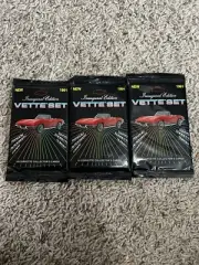 1991 Collect-A-Card Vette Set Corvette Cards Inaugural 3 Packs