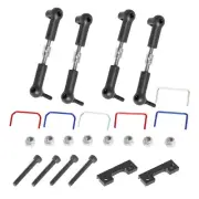 RC Alloy Front+ Rear Wide Sway Bar Kit for Traxxas 1/16 E-Revo/Mini Slash RC Car