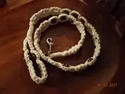 Macrame Beaded Dog Leash #5 Irish Setter Poodle Retriever German Shepherd Hound