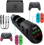For Nintendo Switch 6 in1 Charging Dock Station Joy-Con Pro Controller Charger