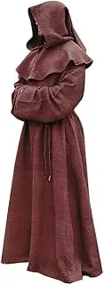 [Museum Replicas] Monk's Robe and Hood - Wizard, Sorcerer, Mage, or Priest Costume