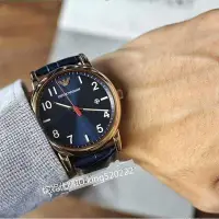 在飛比找Yahoo!奇摩拍賣優惠-Connie代購#Armani阿曼尼手錶男士商務休閒簡約三眼