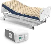 Alternating Pressure Mattress For Bed Sores, Bed Pad To Prevent Bed Sores For Hospital Bed Includes Inflatable Air Mattress And Quiet Pump, For Bed So