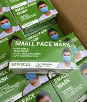 Cordova ELM150 40 Boxes Small 3-Ply Face Masks 2000pcs Earloop Disposable Masks