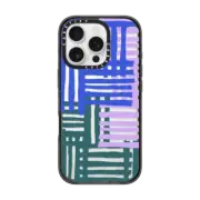 iPhone 16 Pro Impact Case Woven Lines Party