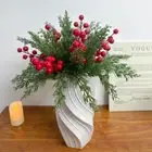 45PCS Evergreen Plants Artificial Pine Branches For Garland Home Decor
