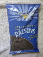 1-SUN VALLEY CALIFORNIA SEEDLESS RAISINS 12/24 Exp. 15 oz. - New!