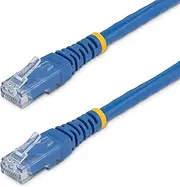 StarTech.com Cat5 Ethernet Cable - 2 ft - Blue - Patch Cable - Molded Cat5 Cable - Short Network Cable - Ethernet Cord - Cat 5 Cable - 2ft (C6PATCH2BL)