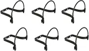 Peakloong 6PCS Cowboy Hat Rack Multi-Function Storage Display Stand Cowboy Hat Holder Hat Hanger Wall Mount Hat Hooks