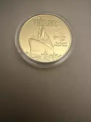 TITANIC Ship Coin White Star Line RMS Titanic Cruise line