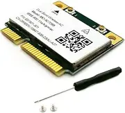 7265HMW Mini PCIE WiFi Bluetooth Adapter,Wireless-AC 1200Mbps (2.4GHz 300Mbps or 5GHz 867Mbps) Network Card for Laptop and Desktop,Support Windows 7(32/64bit),Windows 7,8,8.1,10,11 64bit