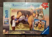 Ravensburger Adventures on Horses Children's Jigsaw Puzzle 3x49, New, Sealed