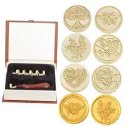 SWANGSA Wax Seal Stamp Set, Vintage 6 Pieces Sealing Wax Stamp Tree of Life Set