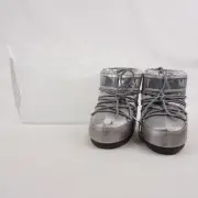 Moon Boots Women's Icon Low Glance In Silver Size US 4.5/6 EU 36/38 (14093500)
