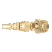 BBQ Gas Grill Propane Appliance 1/4" Quick Key Connect Brass Adaptor Accessories
