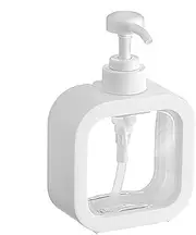 Empty Soap Dispenser with Pump | Refillable Pump Dispenser Bottle | 300/500ml Shampoo Lotion Hand Pump Bottle, Clear Portable Laundry Liquid Bottle Containers