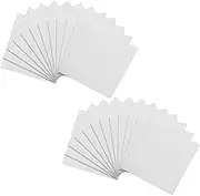 Dele 24 Pack Mini Canvas Panels 4x4 Artist Canvas Boards, Double-Wrapped Acid Free Small Art Canvas Value Pack for Oil & Acrylic Painting.