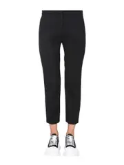 [Alexander McQueen] Alexander McQueen-Cropped Straight Trousers-Donna 42