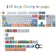 Gmk 花式鍵帽 134 鍵個性化 PBT Cherry Profile DYE-SUB 適用於機械鍵盤