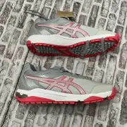 ASICS Spikeless Golf Shoes Women’s 9.5 Gel Course Ace Grey Pink NEW in box