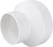 Gatuida Adapter Duct Reducter Dryers Concentric Hydroponics Cooker Hood Ventiladores De Pared Duct Reducer Craft Air Ducting Reducer Tumble Dryer White Ventilation Duct Abs Fan