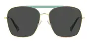 Polaroid PLD 6201/S/X Polarized 3JN/M9 Women’s Sunglasses Gold Size 59