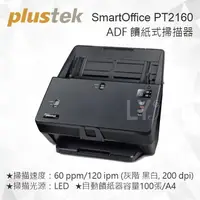 在飛比找樂天市場購物網優惠-Plustek SmartOffice PT2160 ADF