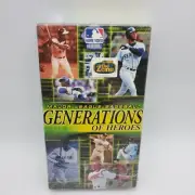 Major League Baseball Generations of Heroes VHS Tape 1999 NEW SEALED