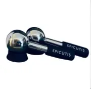 New Epicutis Ice Globes Unbreakable Steel Cooling Roller Cryo Sticks for Face