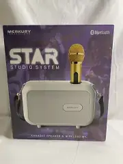 The Star Karoke Speaker & wireless mic portable Bluetooth Mercury's Innovations