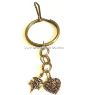 RN Nursing Caduceus Keychain Nurse Gift Handbag Purse Charm Zipper Pull