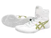 【In stock】ASICS Wrestling Shoes 1083A001 EX-EO TWR900 White x Gold x White
