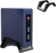Mini PC Desk Stand for Beelink S12 Pro Mini PC, Acrylic Vertical Desktop Holder Compatible with Beelink MINI S12 Pro N100, MINI S12 N95, Mini S N5095 Mini PC (Black)