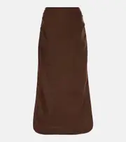[SIR] SIR Jerry linen midi skirt AU 6 brown