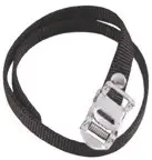 Wellgo Standard strap set for toe clips, blk pr