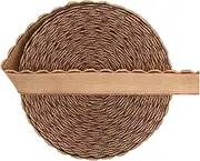 Bristlegrass Elastic Band for Sewing, 1/2 Inch 2 Yard Cappuccino Knit Elastic Strap and Elastic String, High Elasticity (2Y 1/2" Cappuccino)