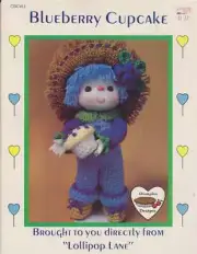 OOP!!! DUMPLIN DESIGNS CROCHET BLUEBERRY CUPCAKE DOLL