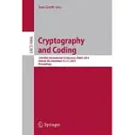 CRYPTOGRAPHY AND CODING: 15TH IMA INTERNATIONAL CONFERENCE, IMACC 2015